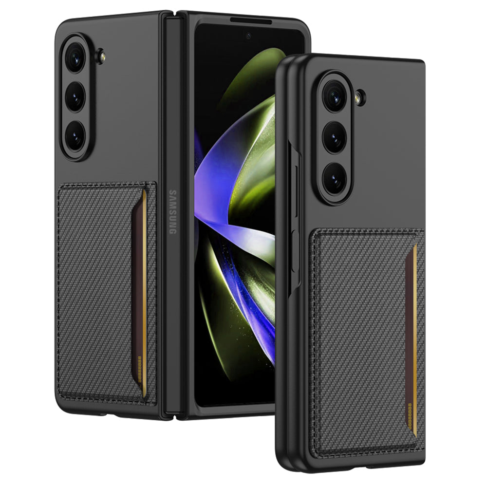 GKK For Samsung Galaxy Z Fold5 5G Hard PC Phone Case Card Holder Ultra-Thin Cover GKK For Samsung Galaxy Z Fold5 5G Hard PC Phone Case Card Holder Ultra-Thin Cover